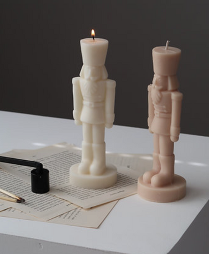 Handmade Nutcracker Candle