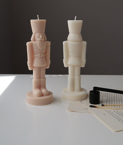 Handmade Nutcracker Candle