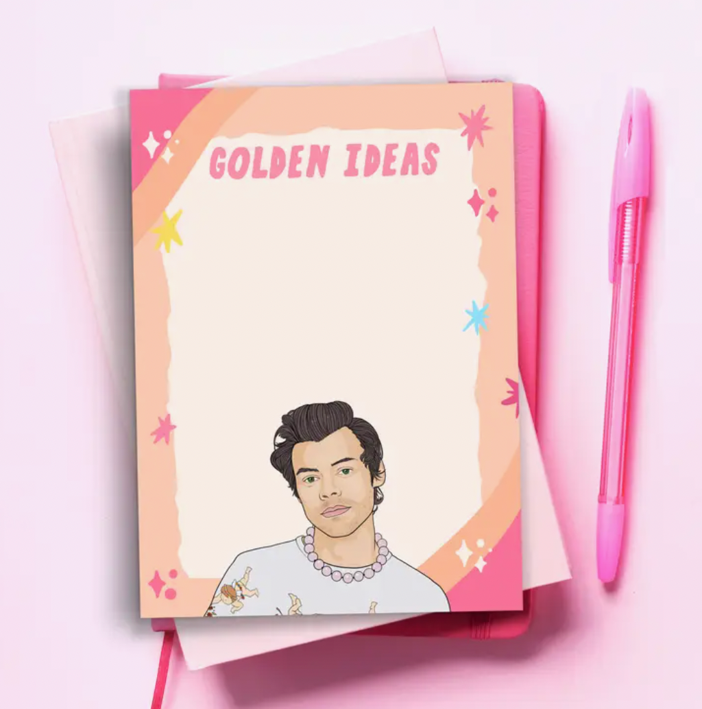 Harry Styles 'Golden Ideas' Notepad