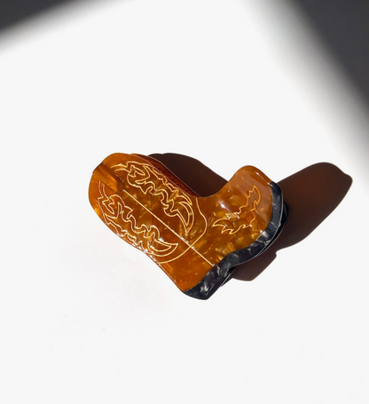 Eco Friendly Cowboy Boot Hair Clip