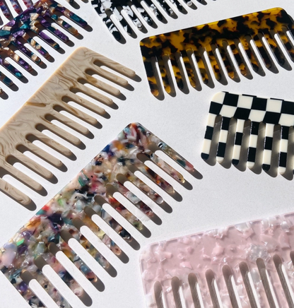 Eco Friendly Checkered Hair Comb