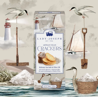 Brittany Sea Salt & Olive Oil Artisan Crackers