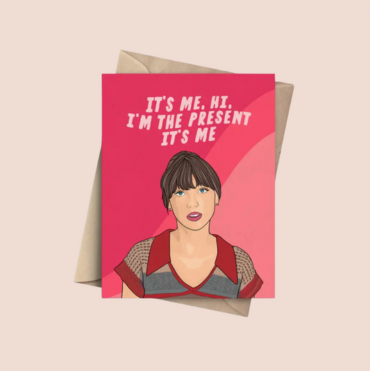 Taylor Swift 'I'm The Present' Card