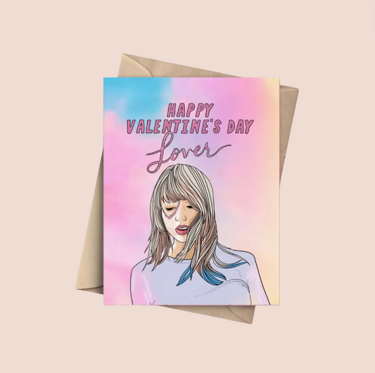 Taylor Swift Lover Valentines Card