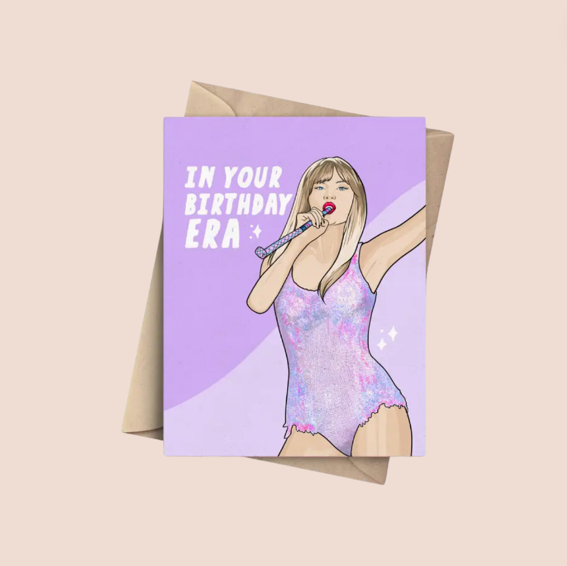 Taylor Swift Birthday Era Card
