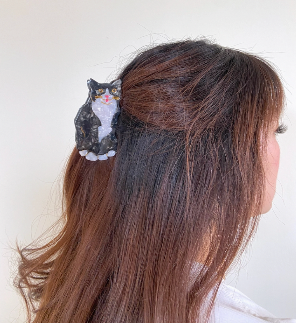 Cat Eco Friendly Hair Claw