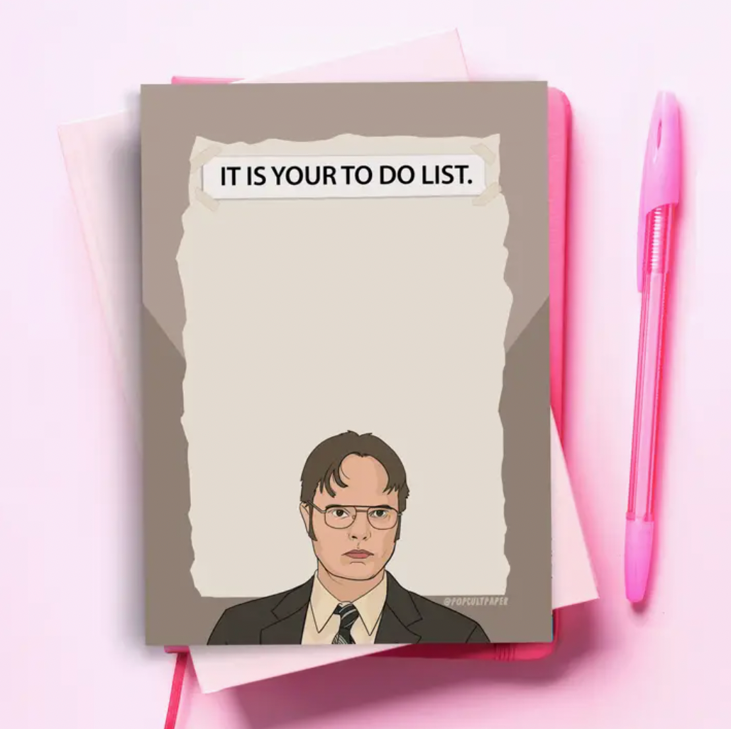 Dwight The Office Notepad