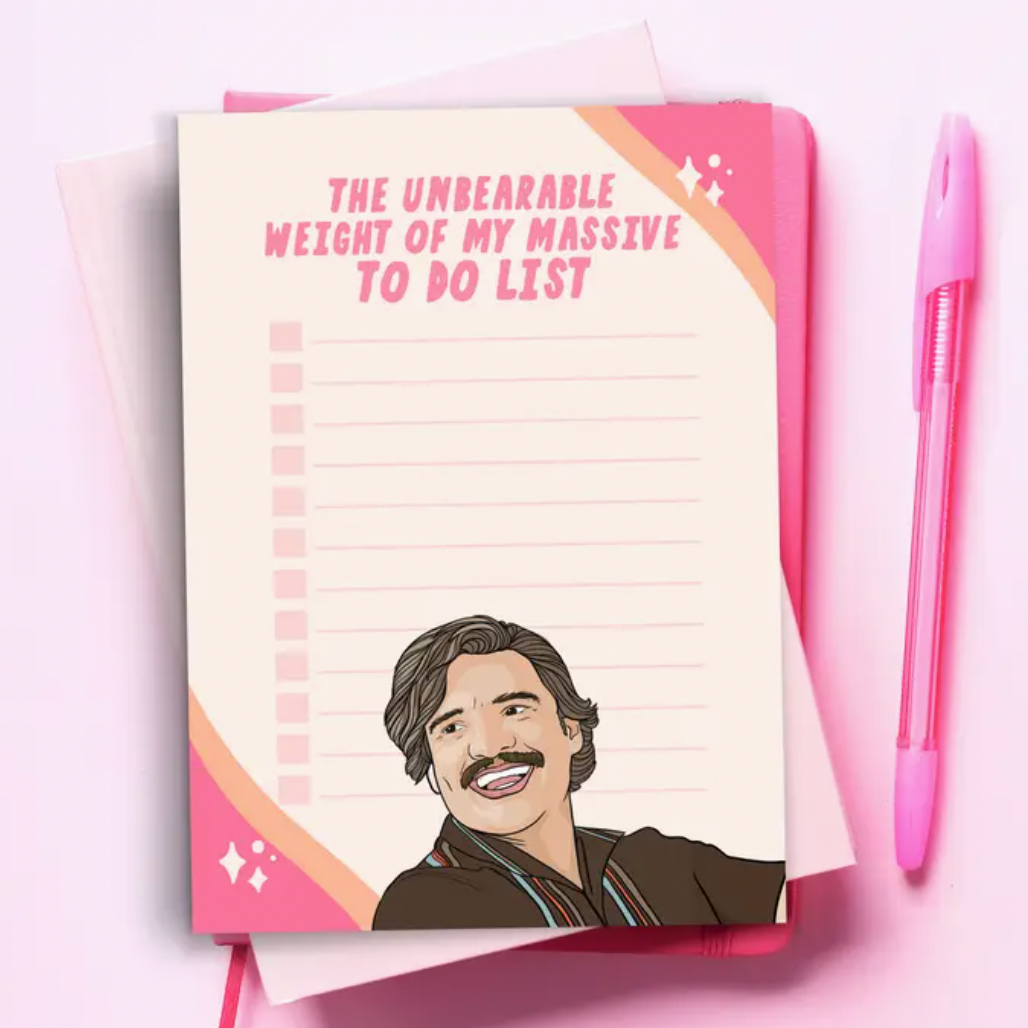 Pedro Pascal Notepad