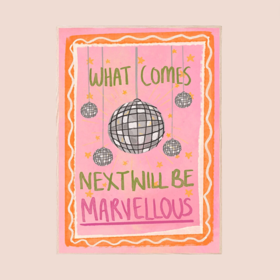 What Comes Next Will Be Marvellous - Fred Again A4 Print