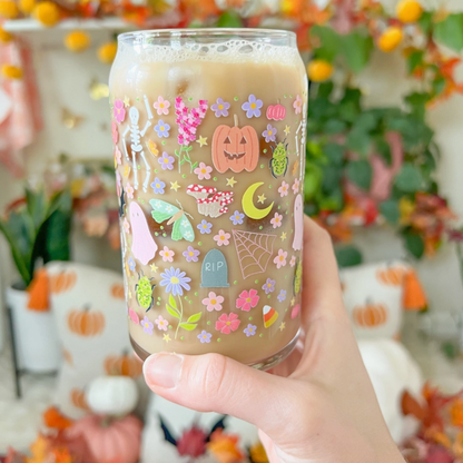 Spooky Cute Halloween Glass