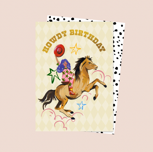 Howdy Happy Birthday Card