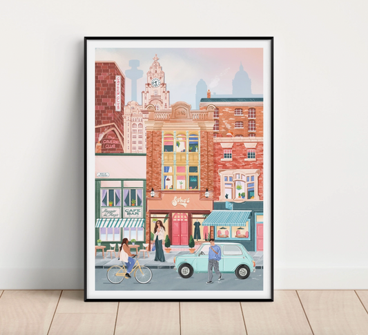 Liverpool City A3 Print