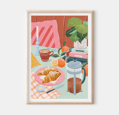 The Perfect Brunch A3 Print