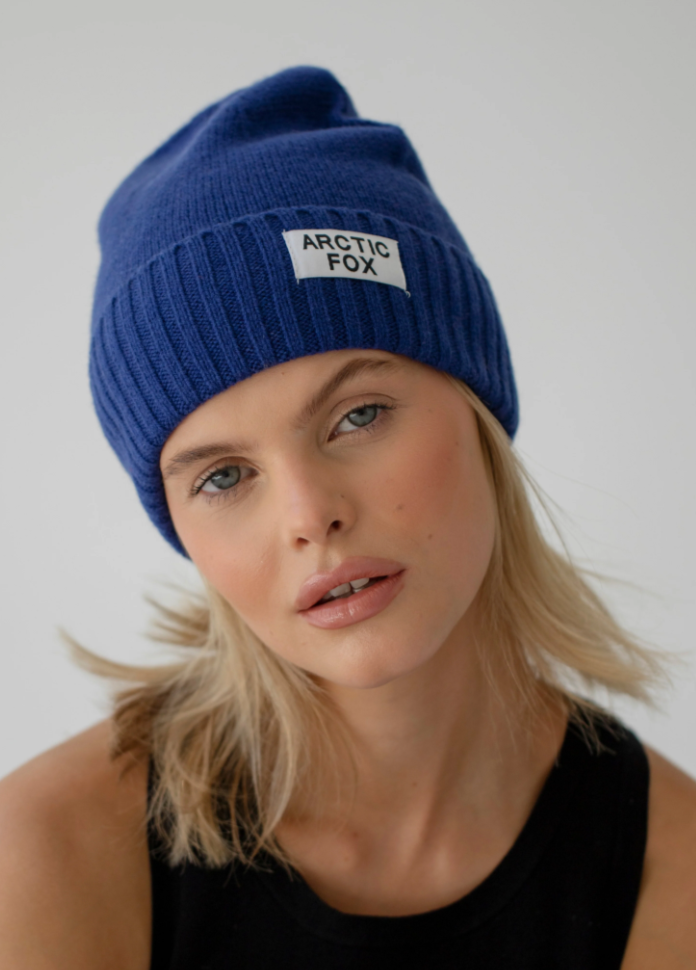 RWS Certified Wool Beanie in Cobalt Blue