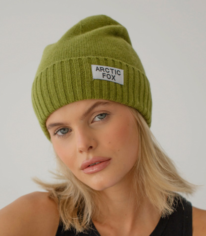 RWS Certified Wool Beanie in Olive