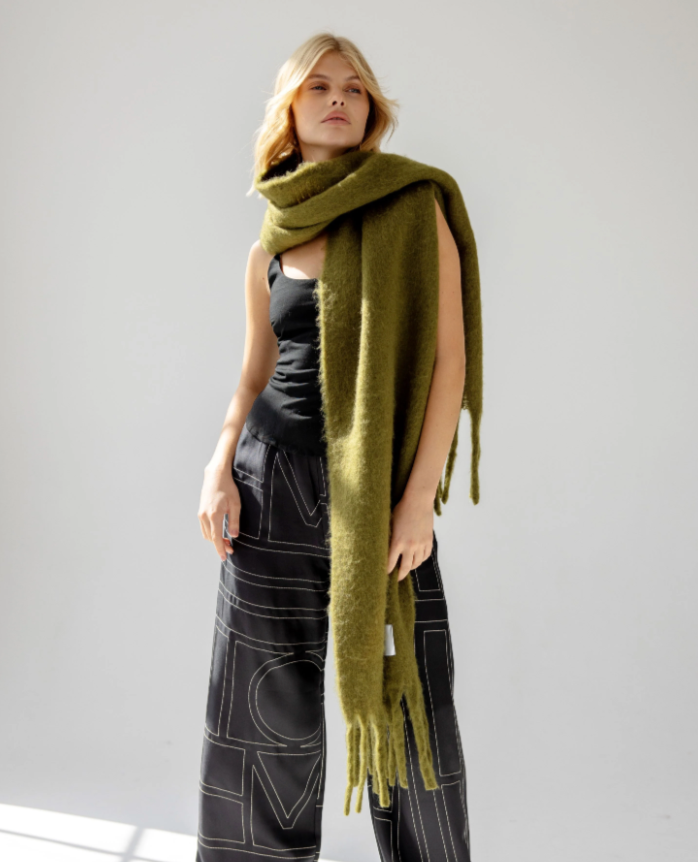 The Reykjavik Recycled Scarf  - Sea Kelp