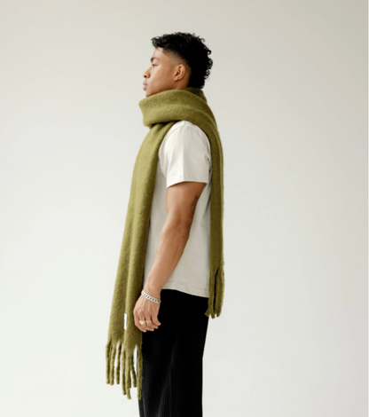 The Reykjavik Recycled Scarf  - Sea Kelp