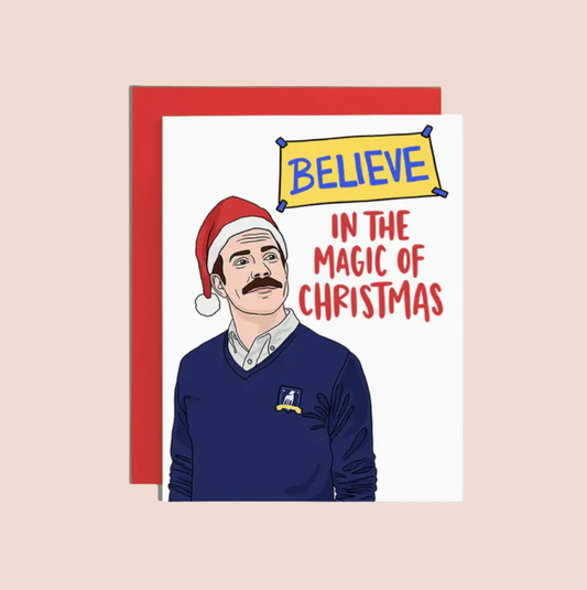 Ted Lasso 'Believe' Christmas Card