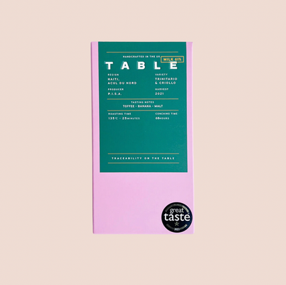 Table Chocolate - Haiti 61% Milk 70g Bar