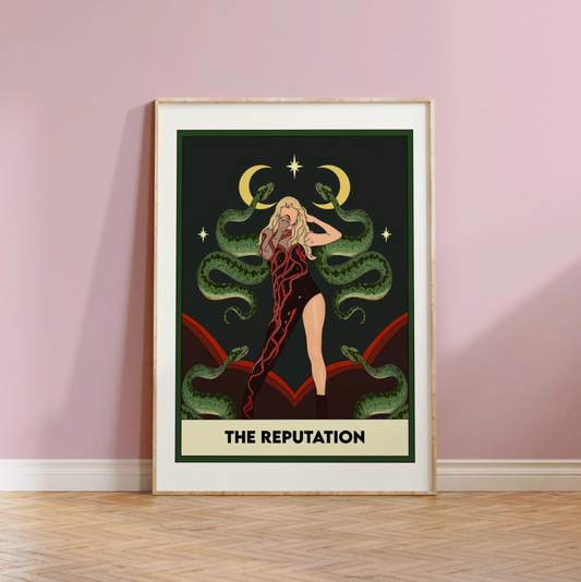 Reputation Taylor Swift Tarot A4 Print