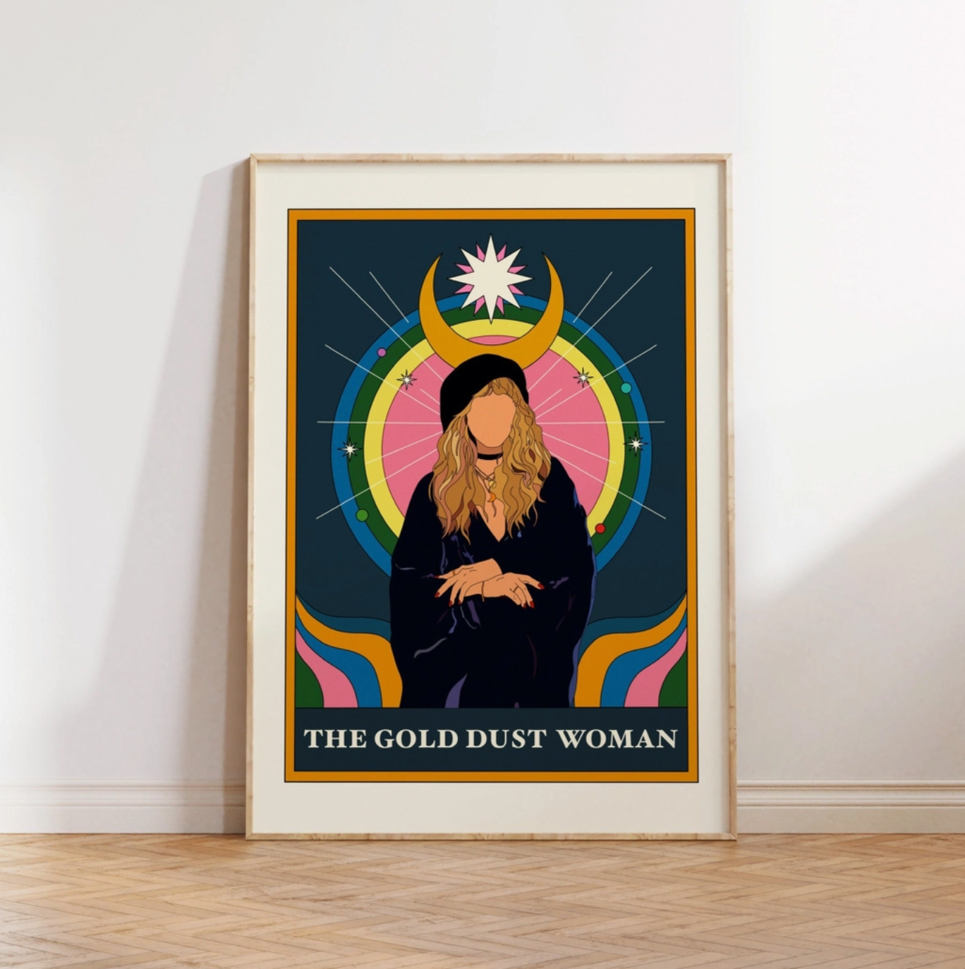 Stevie Nicks Gold Dust Woman A4 Print