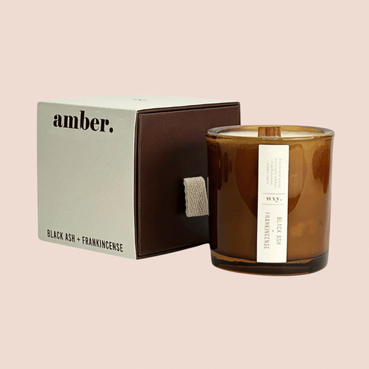 Amber Boxed Candle by WXY