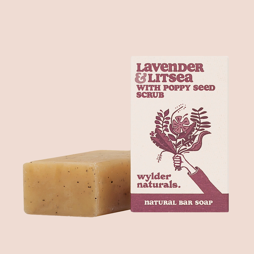 Lavender & Poppy Seed Scrub Soap Bar