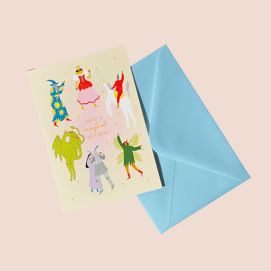 Magical Fantasy Birthday Kids Card