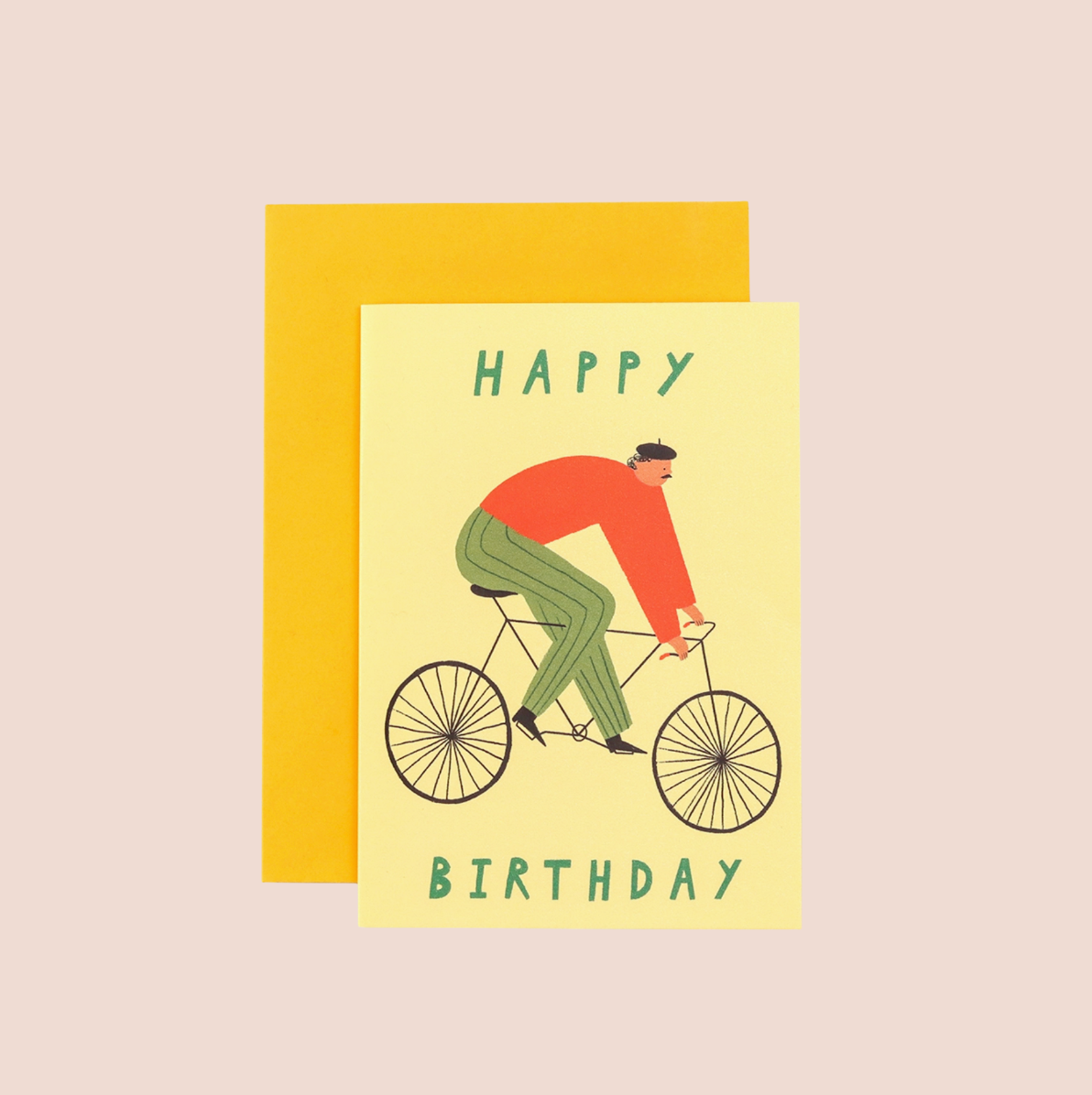 Cyclist Male Birthday Card