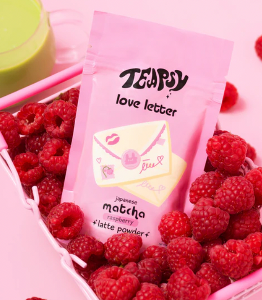 Teapsy 'Love Letter' Raspberry Matcha 40g