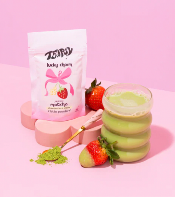 'Lucky Charm' Strawberry Matcha Powder