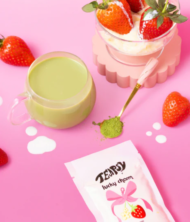 Teapsy 'Lucky Charm' Strawberry Matcha 40g