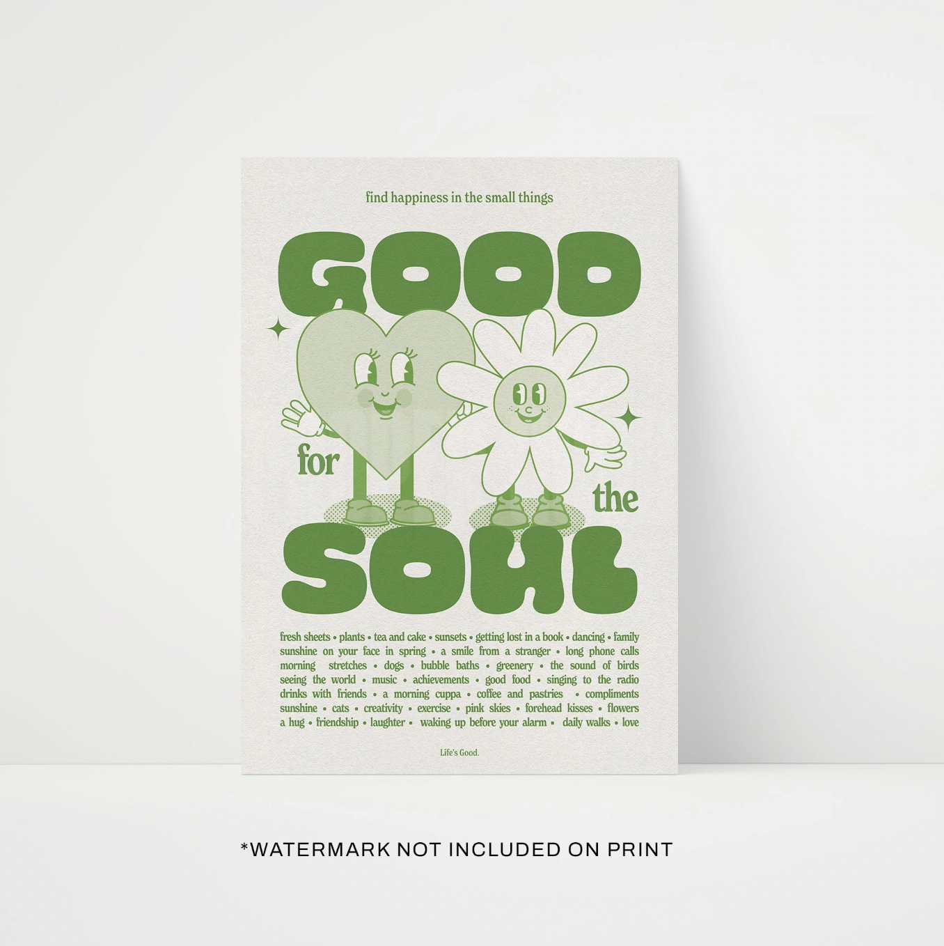 Good For The Soul A4 Print