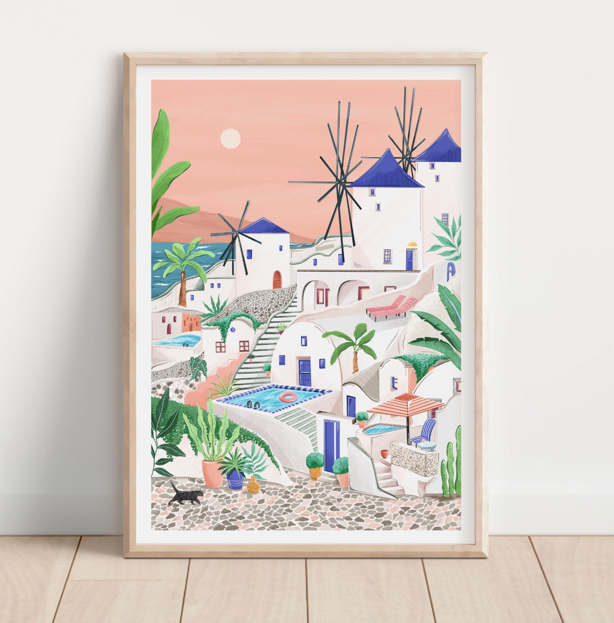 Mykonos A3 Print