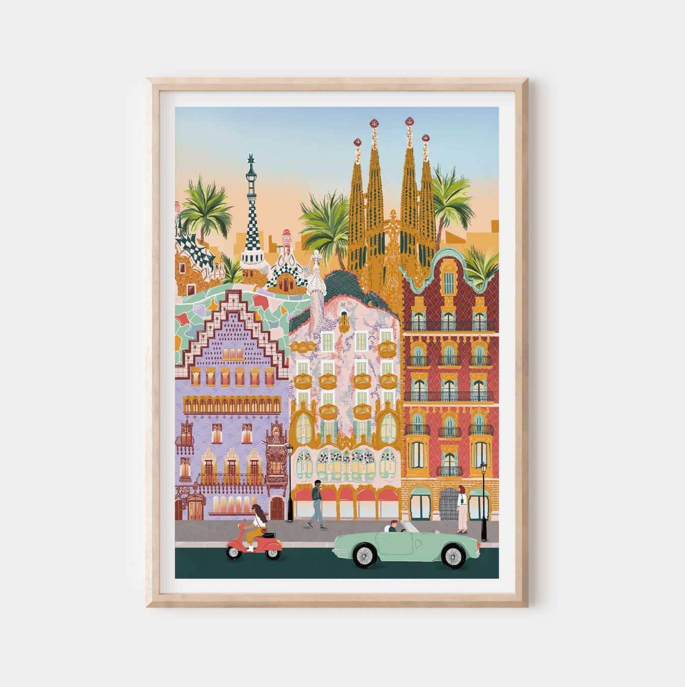 Barcelona A3 Print