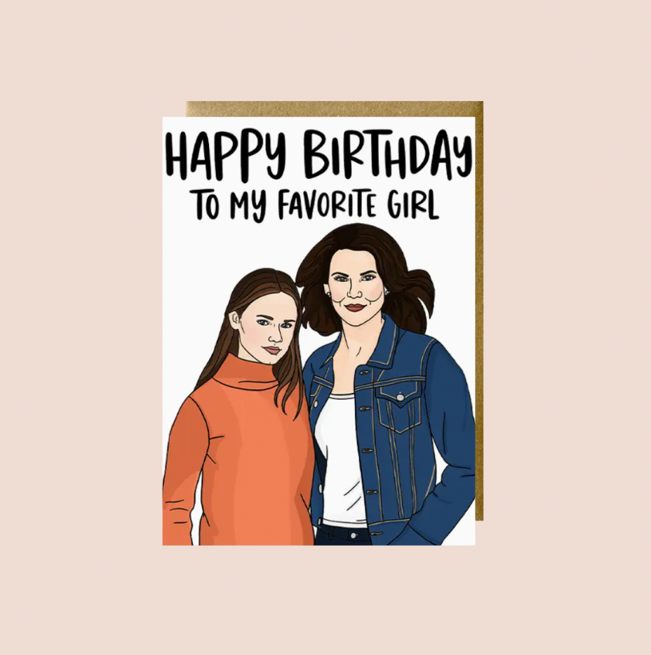 Gilmore Girls Birthday Card