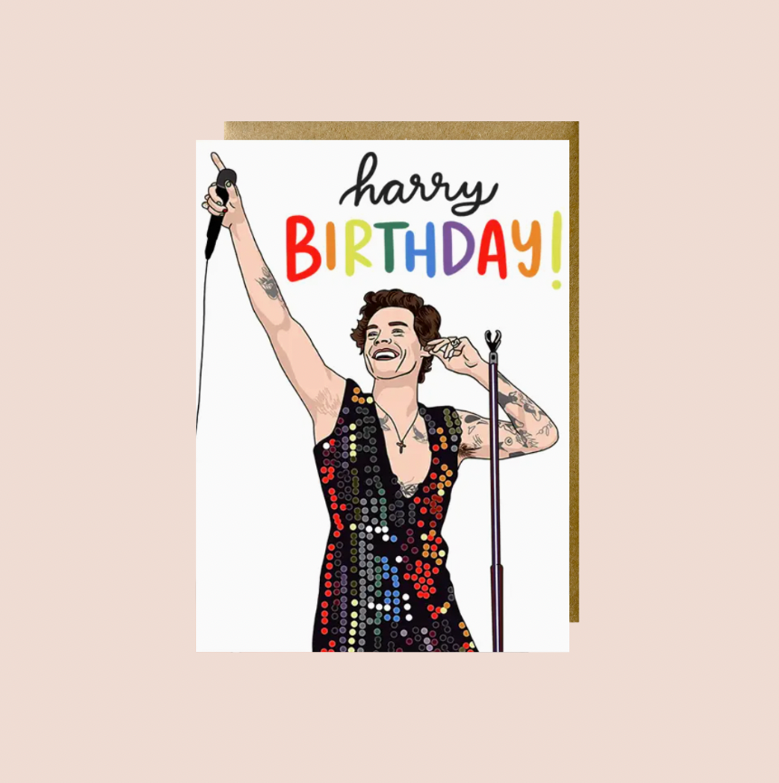 Harry Styles Birthday Card