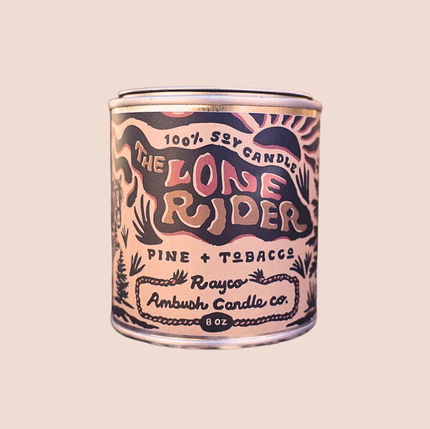 Lone Rider Tobacco & Pine Candle