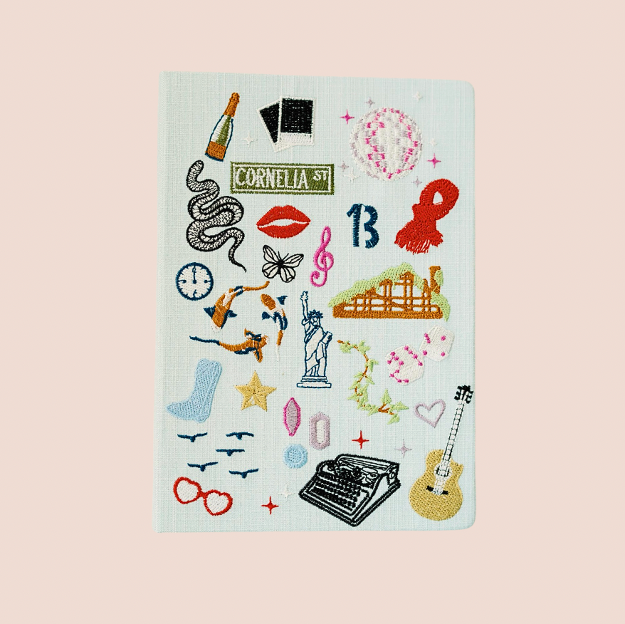 Taylor Swift Embroidered Notebook