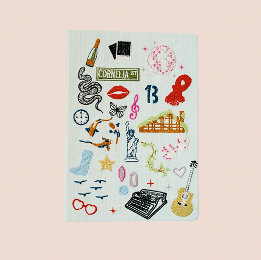 Taylor Swift Embroidered Notebook
