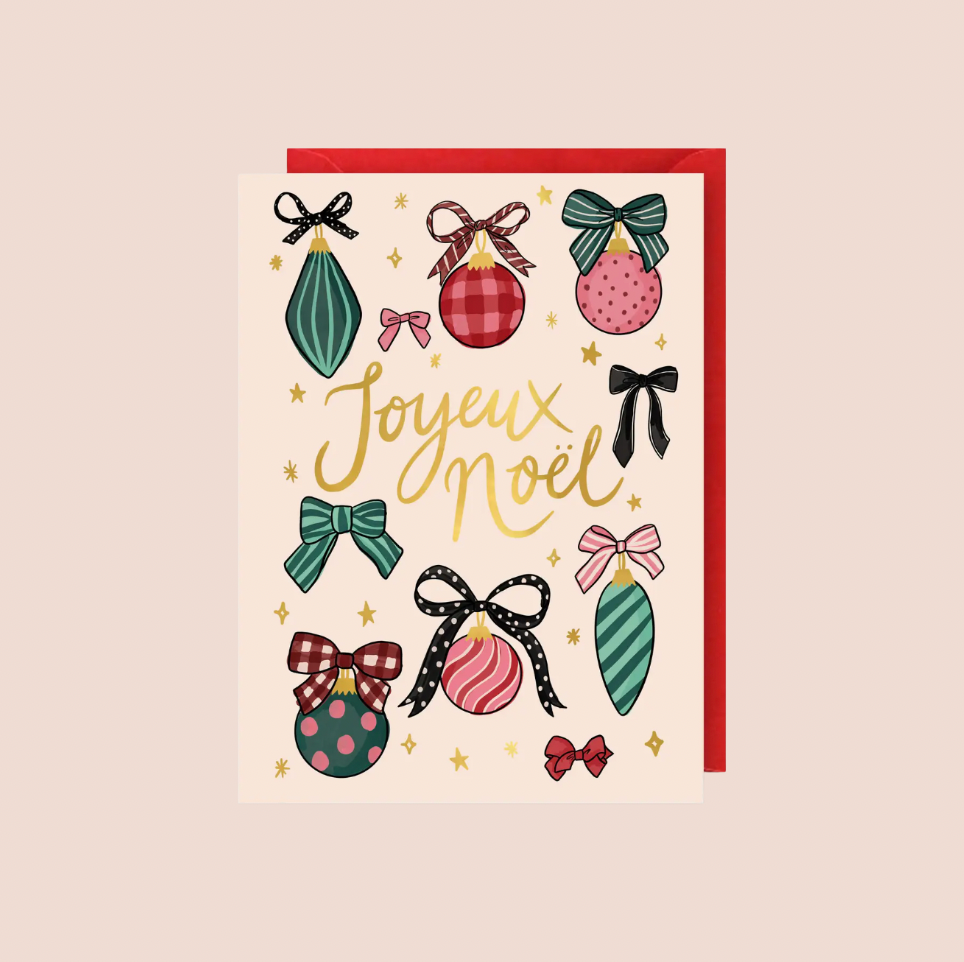 Joyeux Noel Christmas Card