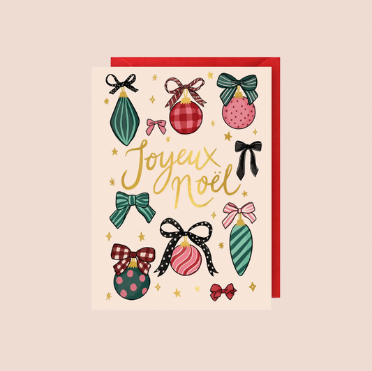 Joyeux Noel Christmas Card