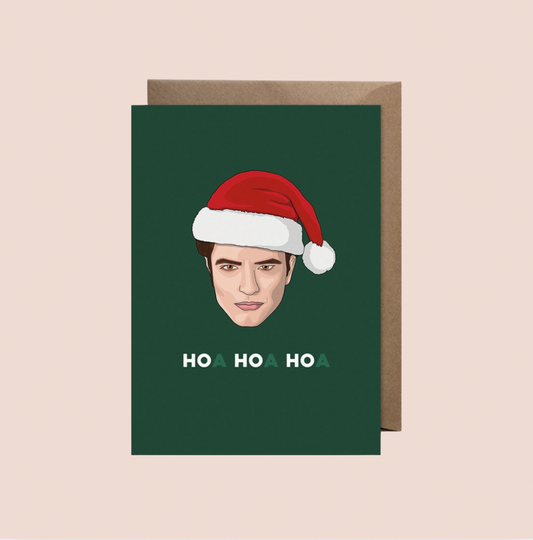 Hoa Hoa Hoa Twilight Christmas card