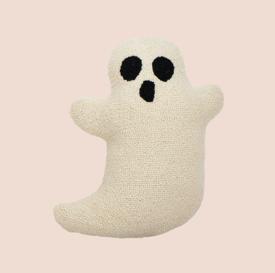 Ghost Wool Hook Cushion