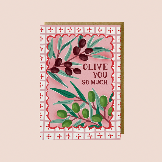 Olive You So Much Card