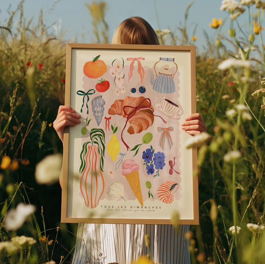 Sweet Sundays A3 Print