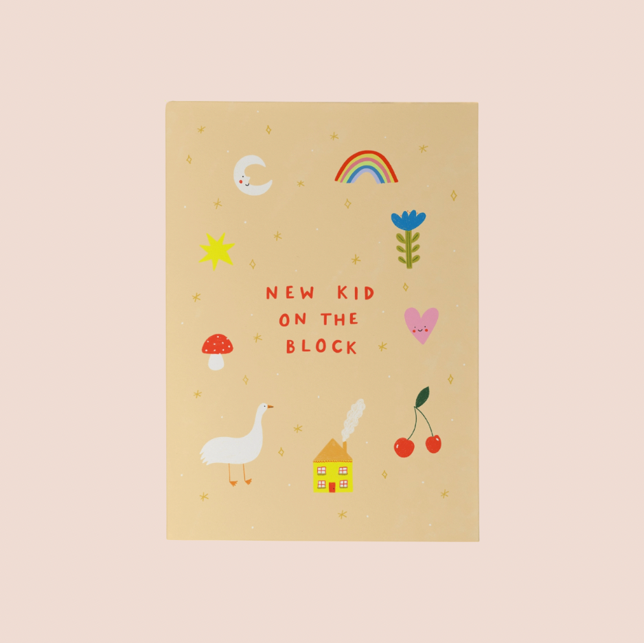 New Kid On The Block Baby Card