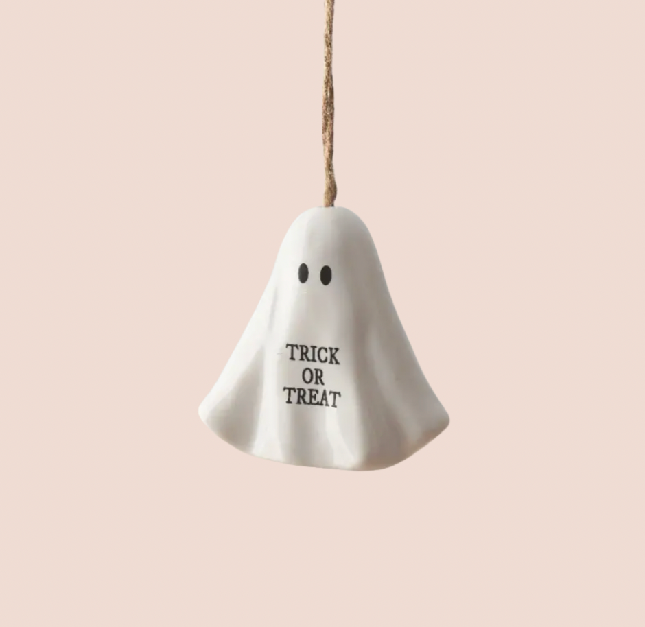 Hanging Ghost Ceramic Decoration