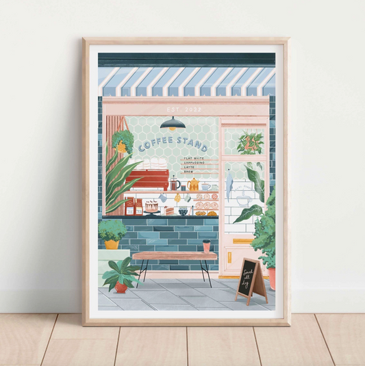 The Coffee Shop A3 Print