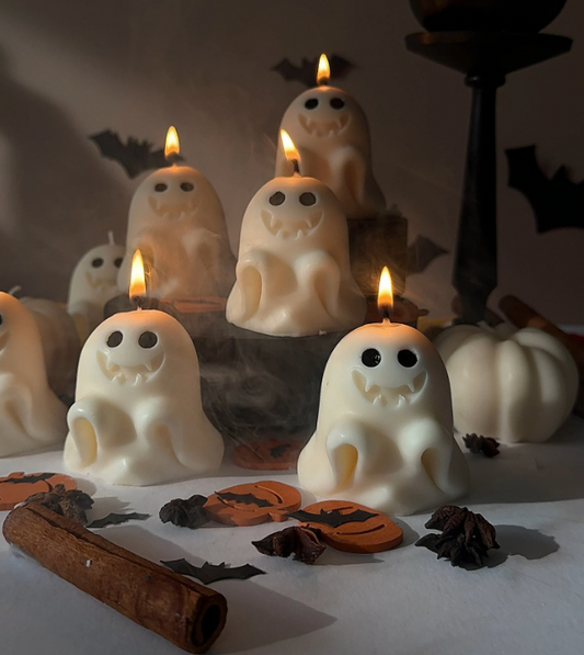 Cheeky Handmade Ghost Candle